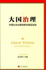 大国治理  中国社会治理创新的基层实践