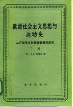 欧洲社会主义思想与运动史 从产业革命到希特勒攫取政权 下 社会主义者反对资本主义与极权主义的斗争