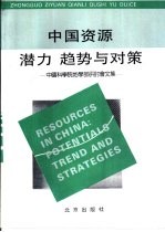 中国资源潜力、趋势与对策 中国科学院地学部研讨会文集