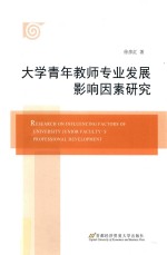 大学青年教师专业发展影响因素研究