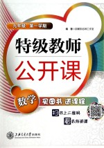 特级教师公开课 数学 九年级第1学期