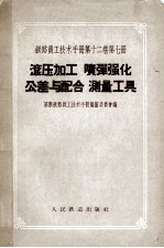 铁路员工技术手册 第12卷 第7册 滚压加工 喷弹强化 公差与配合 测量工具