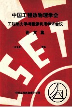 中国工程热物理学会 工程热力学与能源利用学术会议论文集 1995 宜昌