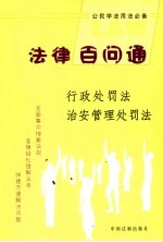 行政处罚法、治安管理处罚法