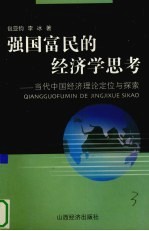 强国富民的经济学思考 当代中国经济理论定位与探索