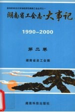 湖南省工会志·大事记 第二卷 1990-2000