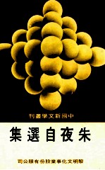 中国新文学丛刊 119 朱夜自选集