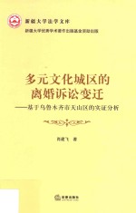 多元文化城区的离婚诉讼变迁 基于乌鲁木齐市天山区的实证分析