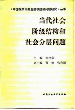 当代社会阶级结构和社会分层问题