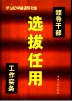 领导干部选拔任用工作实务