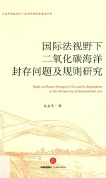 国际法视野下二氧化碳海洋封存问题及规则研究