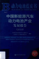 中国新能源汽车动力电池产业发展报告  2018版