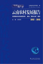 云南农村发展报告 完善集体林权制度改革 推动“森林云南”建设 2011-2012