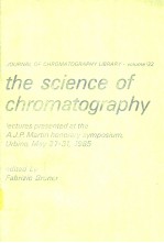 JOURNAL OF CHROMATOGRAPHY LIBRARY-Volume 32 the science of chromatography