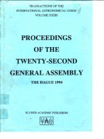 PROCEEDINGS OF THE TWENTY-SECOND GENERAL ASSEMBLY (ThE HAGUE 1994)