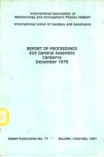 REPORT OF PROCEEDINGS XVII GENERAL ASSEMBLY CANBERRA DECEMBER 1979