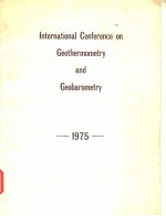 lnternational Conference on Geothermometry and Geoarometry 1975