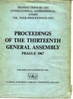 PROCEEDINGS OF THE THIRTEENTH GENERAL ASSEMBLY PRAGUE 1967