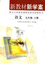 新教材新学案 配合义务教育课程标准实验教科书 语文 九年级 下