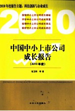 中国中小上市公司成长报告 2010年度