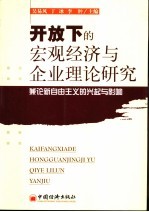 开放下的宏观经济与企业理论研究 兼论新自由主义的兴起与影响