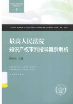 最高人民法院审判指导案例解析丛书  最高人民法院知识产权审判指导案例解析