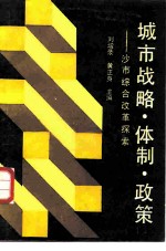 城市战略·体制·政策 沙市综合改革探索