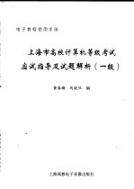 上海市高校计算机等级考试应试指导及试题解析 一级