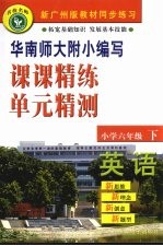 课课精练单元精测 英语 小学六年级 下 广州版