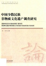 今日人类学民族学论丛  中国少数民族非物质文化遗产调查研究