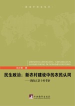 民生政治 新农村建设中的农民认同 湖南五县十村考察