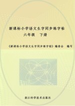 新课标小学语文生字同步练字帖 六年级 下