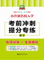 小升初名校入学考前冲刺提分专练 数学 专项训练+全真模拟