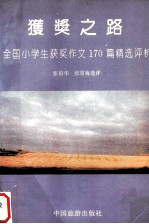 获奖之路  全国小学生获奖作文170篇精选评析