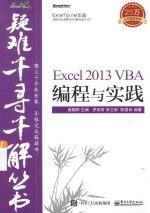 疑难千寻千解丛书  Excel 2013 VBA编程与实践