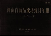 河南省商品流转统计年报 1963