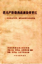 把无产阶级的战旗染得更红 记优秀共产党员、插队知识青年王安民同志