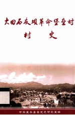 大田石灰坝革命堡垒村村史