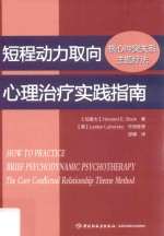 短程动力取向心理治疗实践指南  核心冲突关系主题疗法