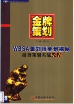 金牌策划 WBSA策划师全景揭秘 商务策划实战教程