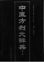 中医方剂大辞典 第11册 索引