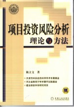 项目投资风险分析理论与方法