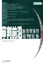 审判前沿 新类型案件审判实务 2004年第2集 总第8集