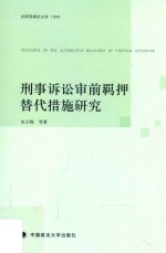 刑事诉讼审前羁押替代措施研究