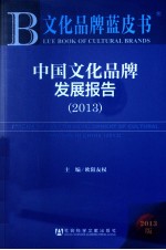 中国文化品牌发展报告 2013