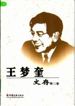 王梦奎文存 第3卷 论文 1992-2000年