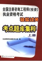 全国注册咨询工程师 投资 执业资格考试轻松过关考点题库集粹 上