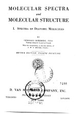 MOLECULAR SPECTRA and MOLECULAR STRUCTURE