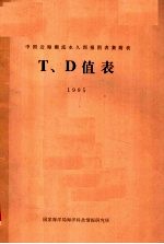 中国近海潮流永久预报图表集附表T、D值表 1995