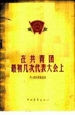 在共青团最初几次代表大会上 一个代表的回忆